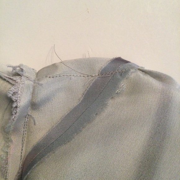 Theyskens’ Theory Watercolor Print Sleeveless Silk Blouse Size Large - Picture 15 of 15